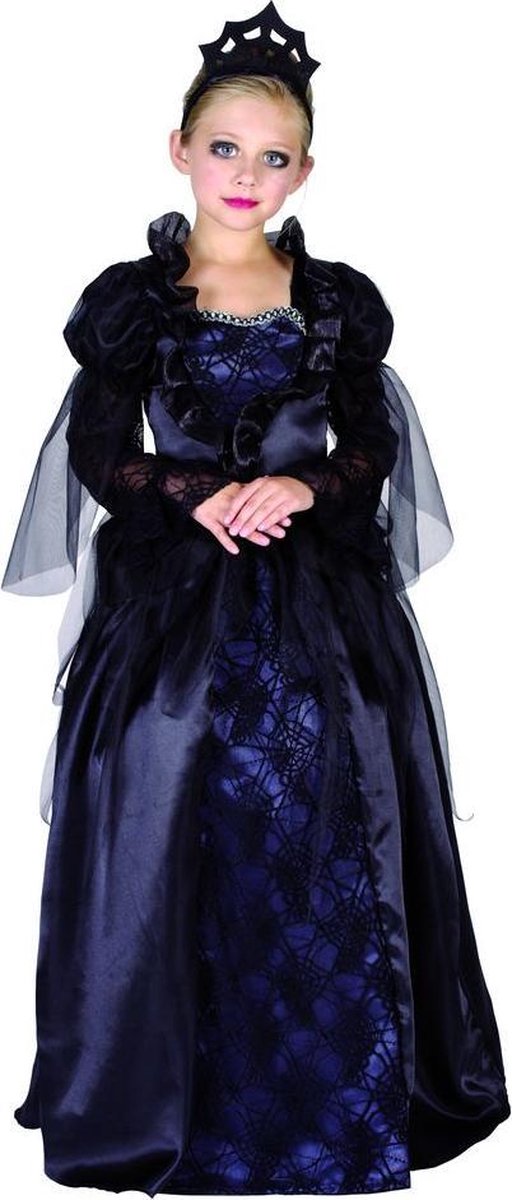 Halloween Verkleedjurkje Boze Koningin Maat 116-128